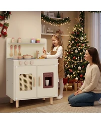 Sugift Realistic Ice Maker 10-Piece Play Kitchen Playset, Ages 3+