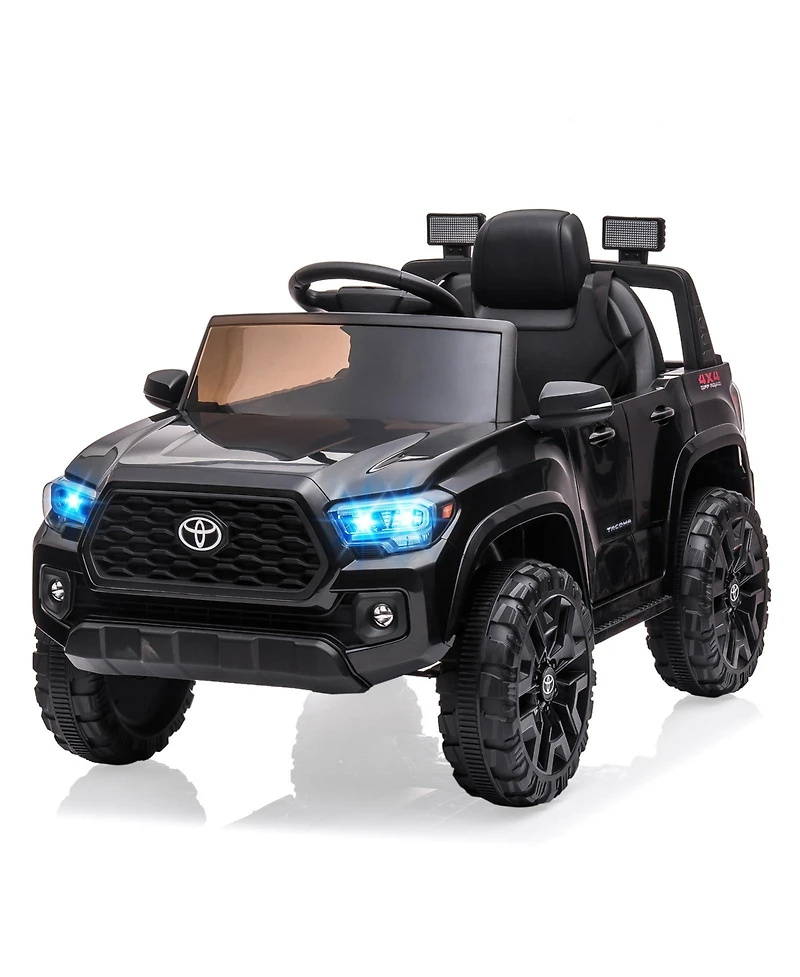 homfan Toyota Tacoma 12V Battery-Powered Remote Control Electric Ride-On Truck, Ages 3-8