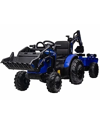 homfan 3 in 1 Ride On Tractor Toy Car 24V Remote Control, 66 lb. Capacity, Ages 3–8