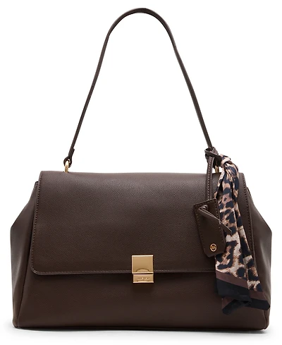 Anne Klein Flap with Scarf Medium Shoulder Handbag