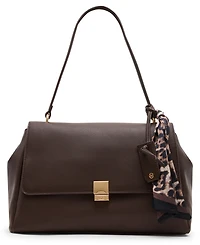 Anne Klein Flap with Scarf Medium Shoulder Handbag