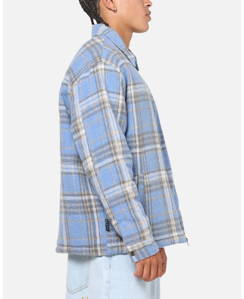 Saint Morta Men's Plaid Zip Jacket