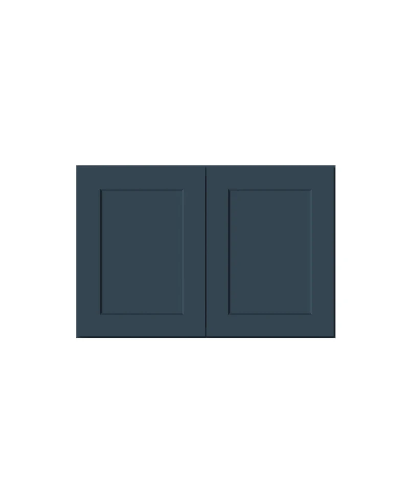 Boyel Living 24 Inch Height Double Door Deep Wall Cabinets with Shelves, Kitchen Cabinet Solid Wood Frame, Soft-Close Slides and Hinge