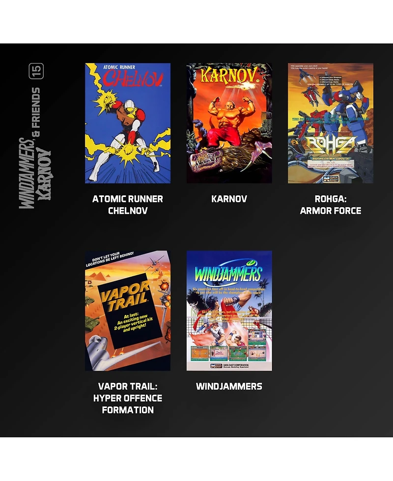 Blaze Entertainment Windjammers, Karnov and Friends Collection 1 Arcade Evercade
