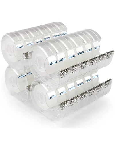 Danrong Pack Clear Tape With Refillable Dispensers Bulk For Office Home Craft Gift Wrapping