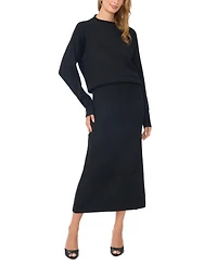 1.state Women's Side Slit Pencil Midi Skirt