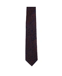 Trafalgar Men's Sobee Paisley Silk Necktie and Pocket Square