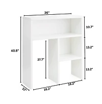DormCo Yak About It Honeycomb Thick - Desk Bookshelf Hutch