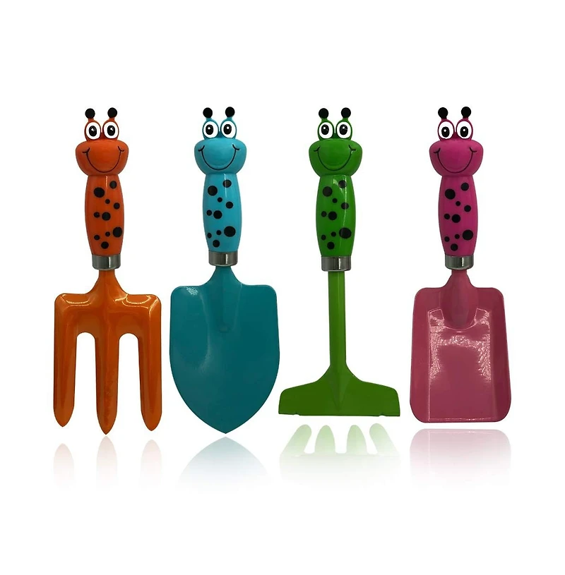 Xdovet Metal Garden Hand Tools Set Shovel Planting Digging 4pieces