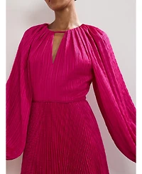 Phase Eight Women's Faye Textured Pleat Dress