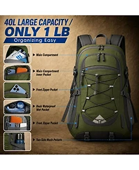 Piscifun 40L Lightweight Packable Waterproof Hiking Backpack Camping Travel Daypack