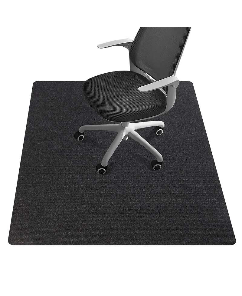 Danrong Non-Slip Office Chair Mat Hardwood Floor Protection Easy Clean Quiet Rolling