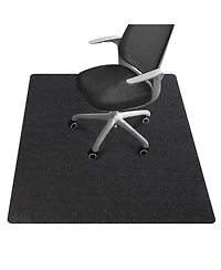 Danrong Non-Slip Office Chair Mat Hardwood Floor Protection Easy Clean Quiet Rolling