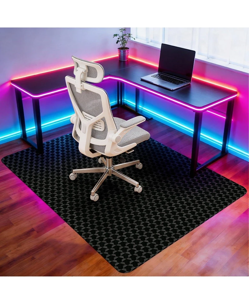 Danrong Anti Slip Waterproof Carpet Chair Mat Heavy Duty Easy Glide Floor Protector For Home Office Gaming