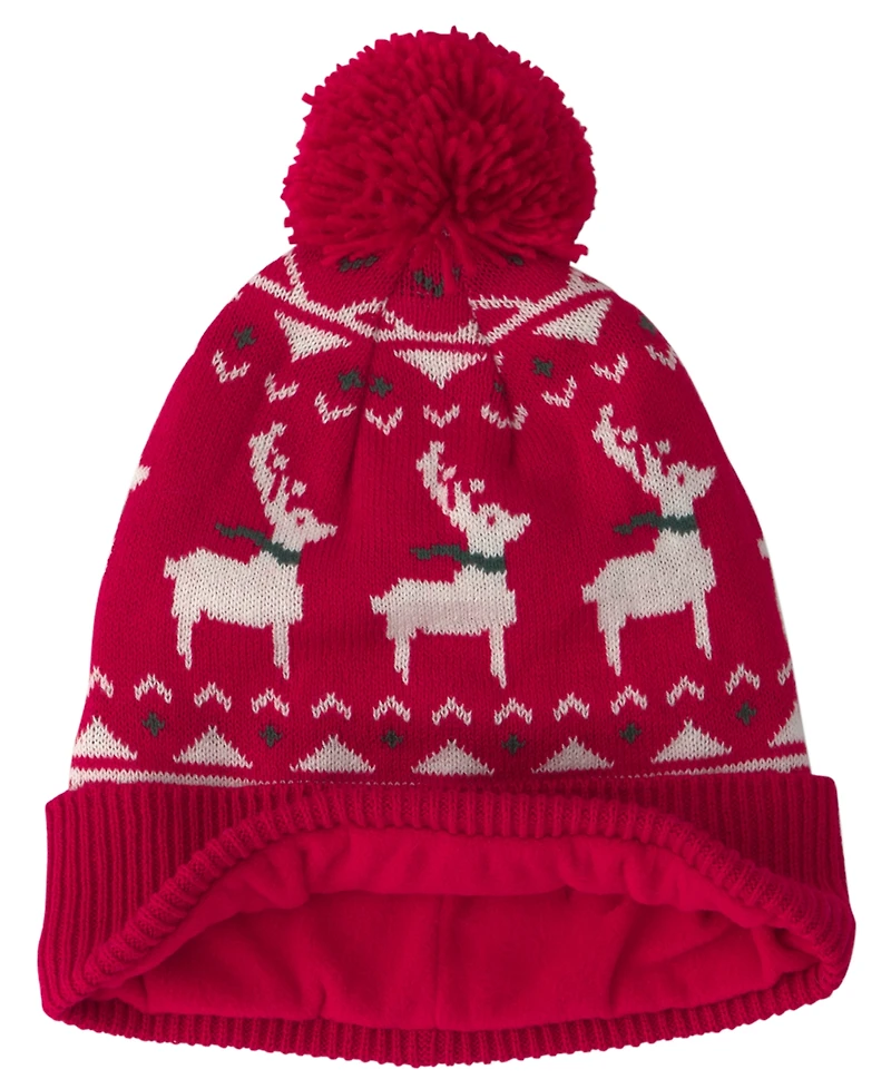 Carter's Baby Boys' and Girls' Fair Isle Christmas Beanie Glove, 3-Piece Set