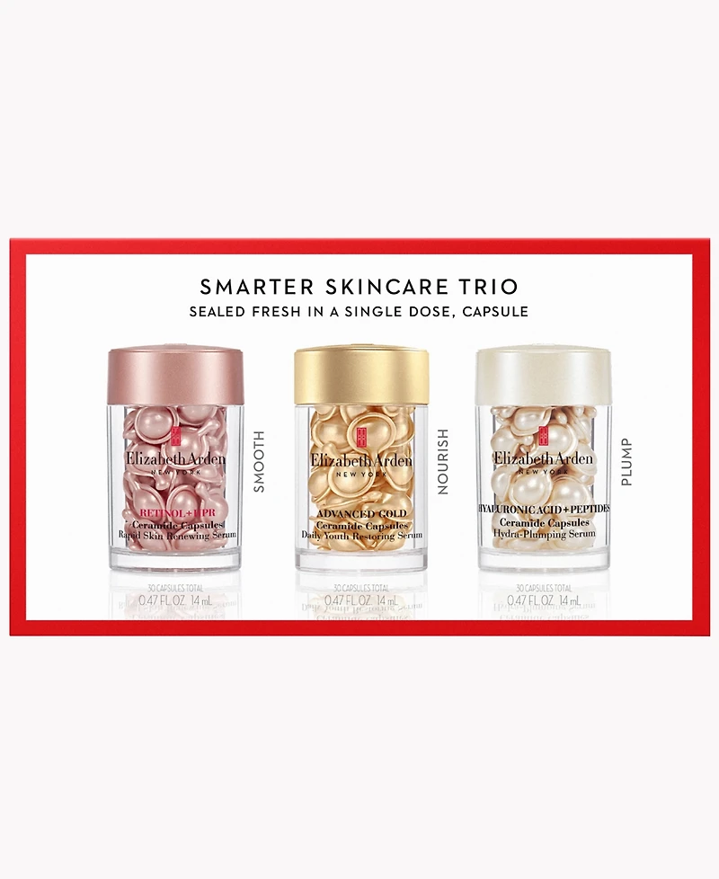 Elizabeth Arden Smarter Skincare Capsule Trio Set, 3-Pack, Macy's Exclusive