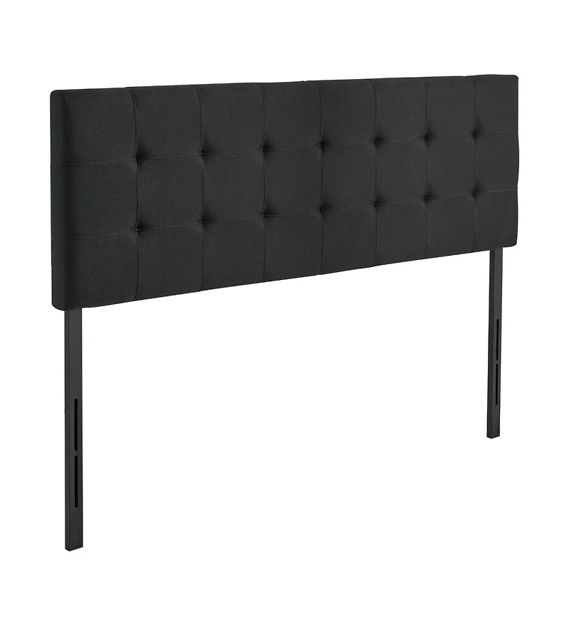 Slickblue Queen Bed Headboard with Adjustable Height and Diamond Tufted Design for Home and Hotel