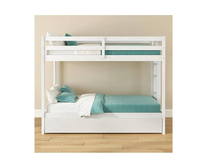 Grain & Grove Bear Plywood Twin/Twin with Trundle