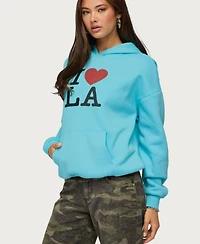 Edikted Women's I Heart La Hoodie