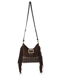 Brahmin Gwynne Small Suede Crossbody Handbag