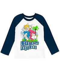 Sega Little Boys Sonic the Hedgehog Tails Knuckles 2 Pack T-Shirts Toddler|Child