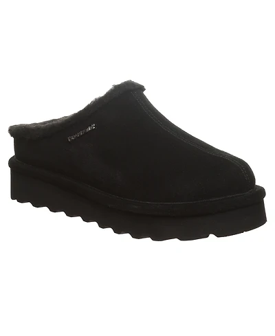 Bearpaw Women's Izzy Platform Suede Slip-On Clogs
