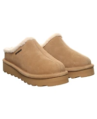 Bearpaw Women's Izzy Platform Suede Slip-On Clogs