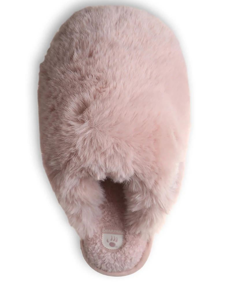 Bearpaw Women's Silkie Faux Fur Plush Slip-On Slippers