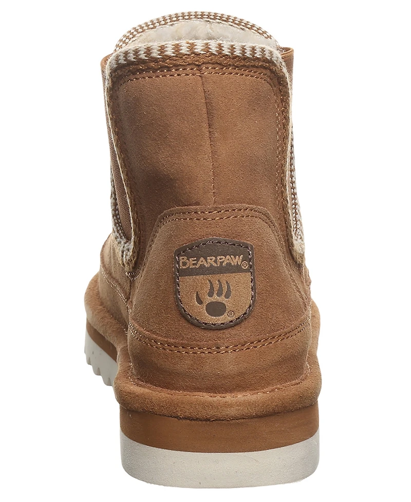 Bearpaw Women's Viola Platform Chelsea Slip-On Boots