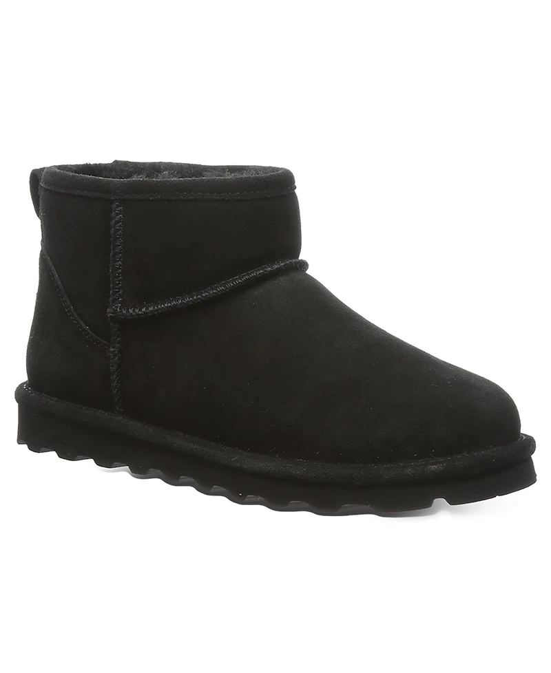 Bearpaw Women's Shorty Wide Short Round Toe Ankle Boots