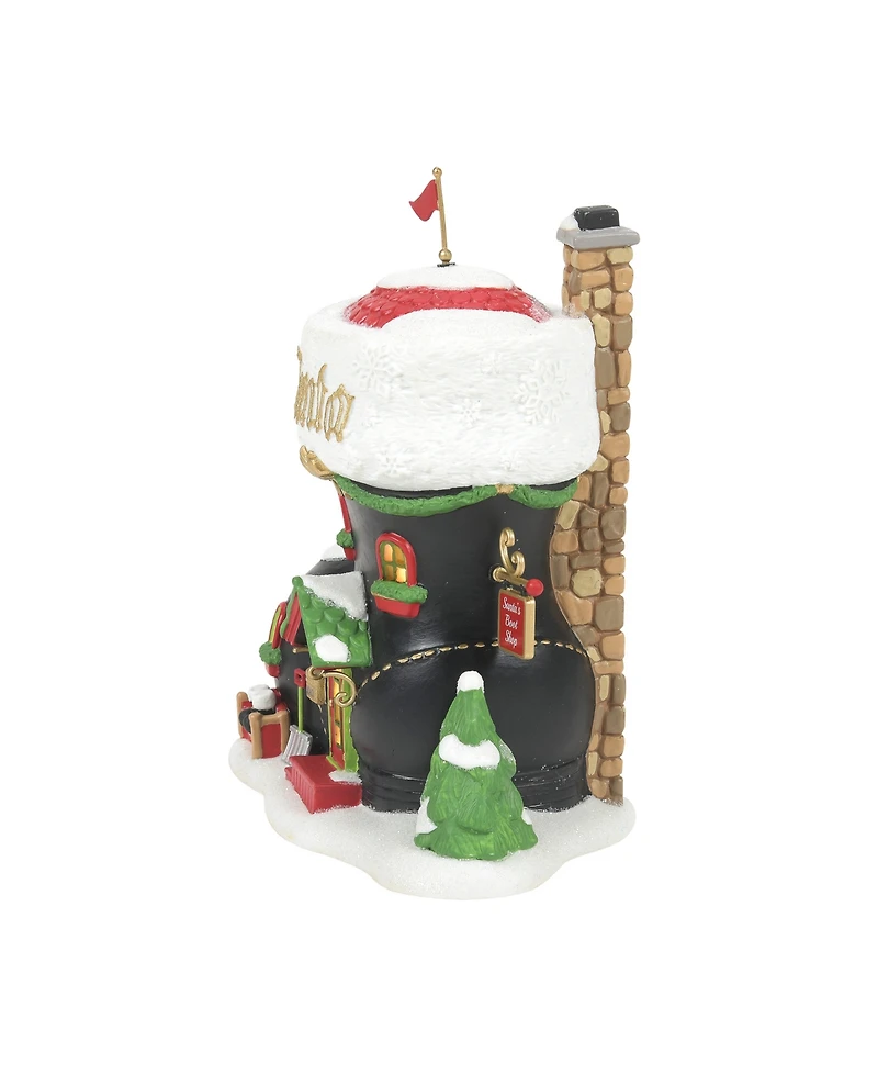 Department 56 North Pole Village Santa's Boot Shop Figurine