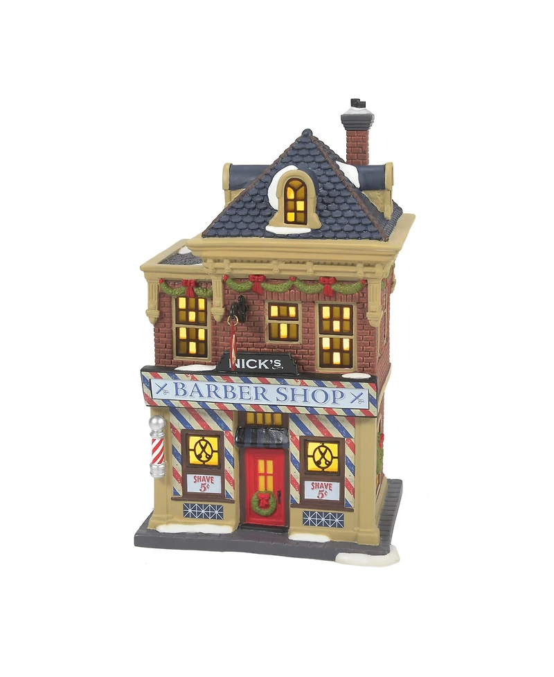 Department 56 Christmas in the City A Little Off The Top Light-Up House Figurine