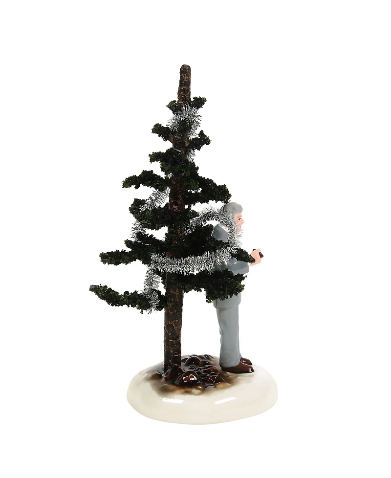 Department 56 Snow Village It Was An Ugly Tree Anyway Figurine