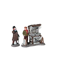 Department 56 Dickens Village London Newspaper Stand 2-Pc. Figurine