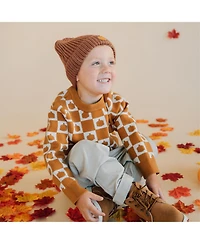 Sweet Wink Baby Boys Pumpkin Checkers Sweater