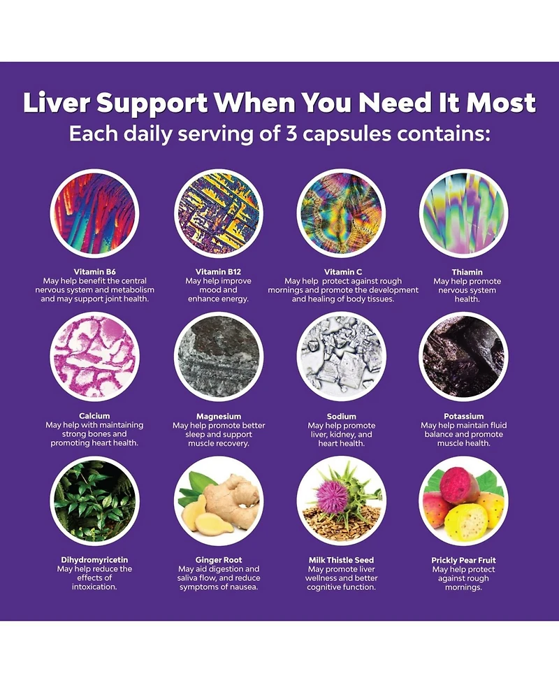 Nature's Craft Hang-12 Capsules, Pre and Post Drinking Recovery Liver Support Supplement, Nature's Craft, 60 Count