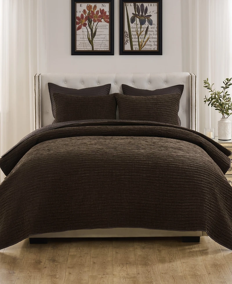 Greenland Home Fashions Velvet Crush Textured 2-Pc. Quilt Set, Twin