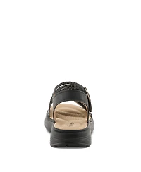Flexus Women's Abie Strappy Sandal with Cushioned Leather Insole