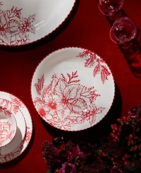 Certified International Crimson Noel Salad Plates, Set of 6