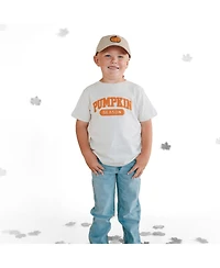 Sweet Wink Big Boys Pumpkin Season Puff Ink Short Sleeve T-Shirt