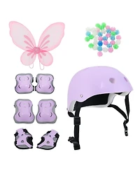 Hongge 12-Inch Kids Bike with Front Basket and Helmet Protective Set