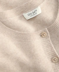 On 34th Women's Cropped Brushed Cashmere Shrunken Cardigan, Macy's Exclusive