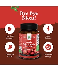 Nature's Craft Apple Cider Vinegar Capsules - Acv Supplement for Gut and Digestive Health with Cayenne - Extra Strength Acv Capsules
