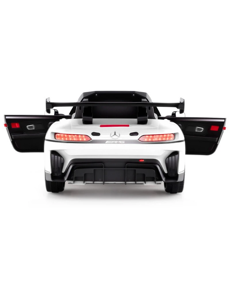 Hongge 12V Sports Car Remote Control with Adjustable Speed Ride-On, Ages 3-7