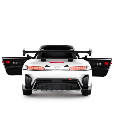 Hongge 12V Sports Car Remote Control with Adjustable Speed Ride-On, Ages 3-7