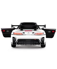 Hongge 12V Sports Car Remote Control with Adjustable Speed Ride-On, Ages 3-7