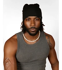 Kin Apparel Unisex Black Satin Lined Skull Cap Set of 2