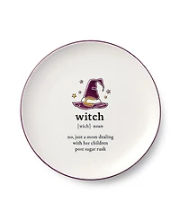 Certified International Halloween Words Salad Plates, Set of 4