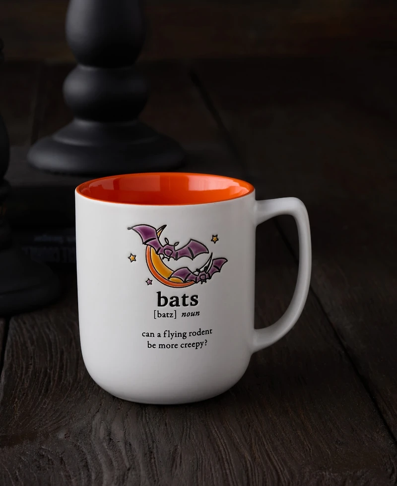 Certified International Halloween Words Mugs, Set of 4