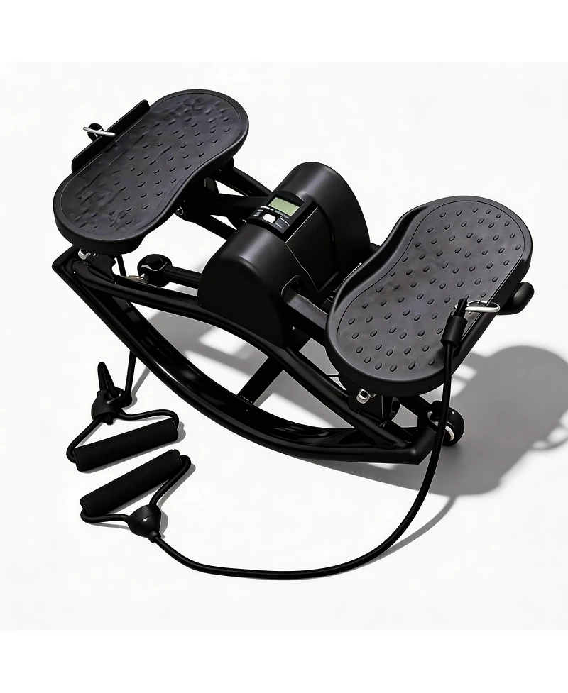 Sevorley Mini Stair Stepper with Led Display, Compact Low-Noise Hydraulic Climbing Exercise Machine for Home Fitness